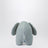 Elephant plush toy in striped denim 23 CM