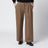 Hazelnut cotton trousers
