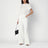 White pants in organic cotton