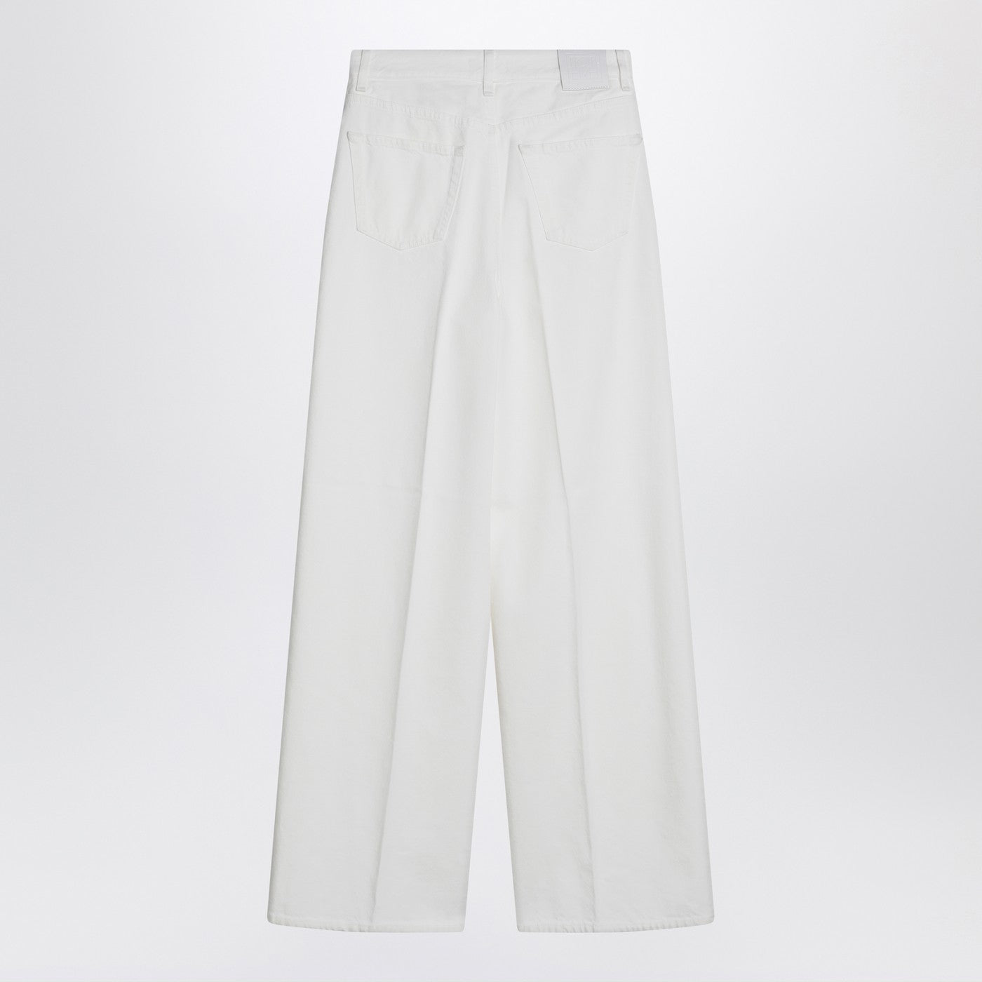 Pantalone bianco in cotone organico