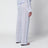 Monogramm-Pyjamahose aus Baumwollmischgewebe in Hellblau