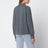 Dark grey melange cashmere cardigan