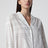 White cotton-blend monogram shirt