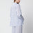 Camicia pigiama Monogram in misto cotone azzurra