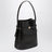 Seau marron en cuir à imprimé crocodile