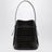 Seau marron en cuir à imprimé crocodile