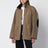 Desert beige waxed cotton country jacket