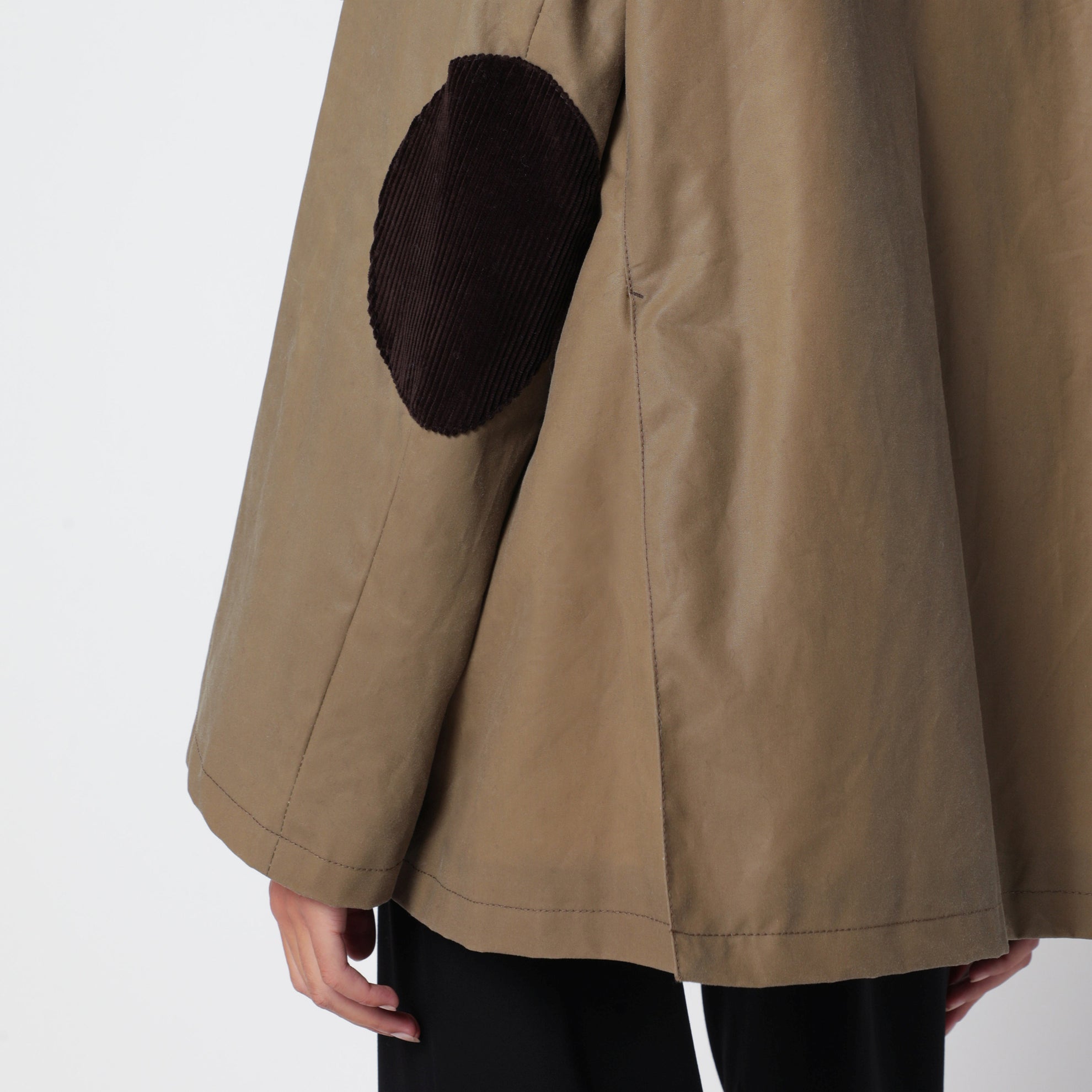 Desert beige waxed cotton country jacket