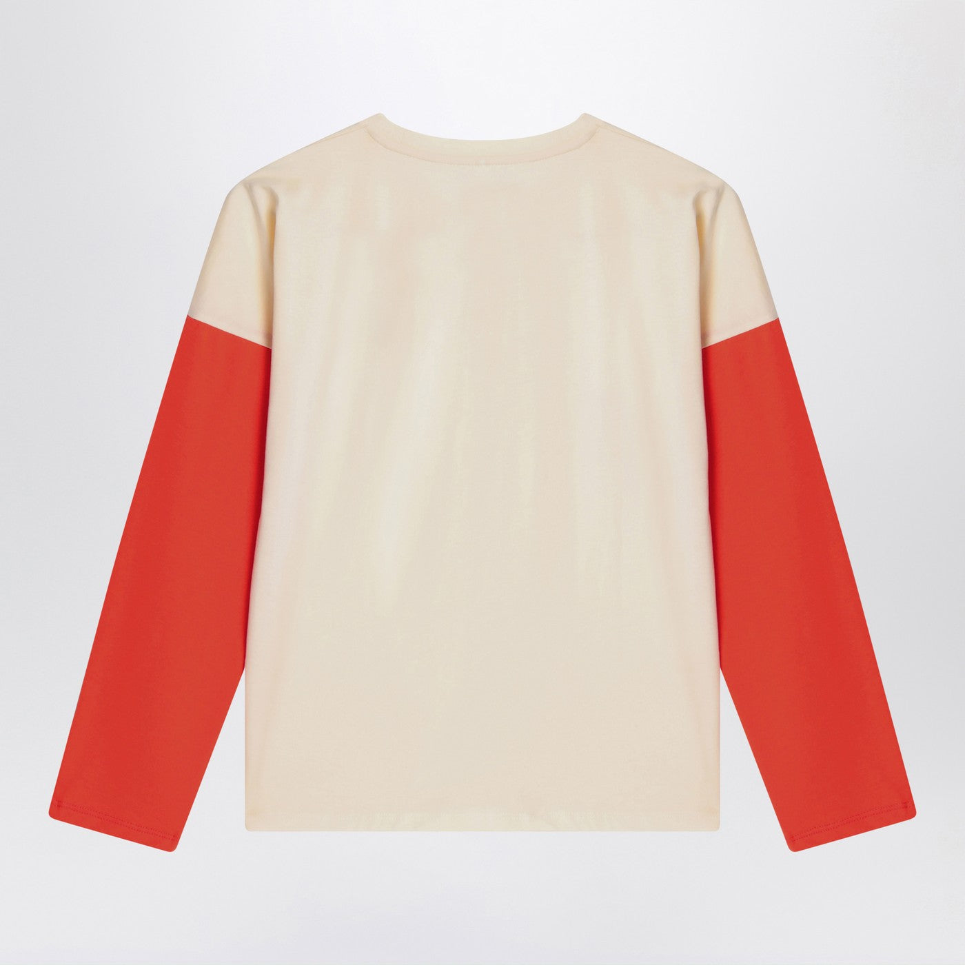 T-shirt beige clair en coton biologique