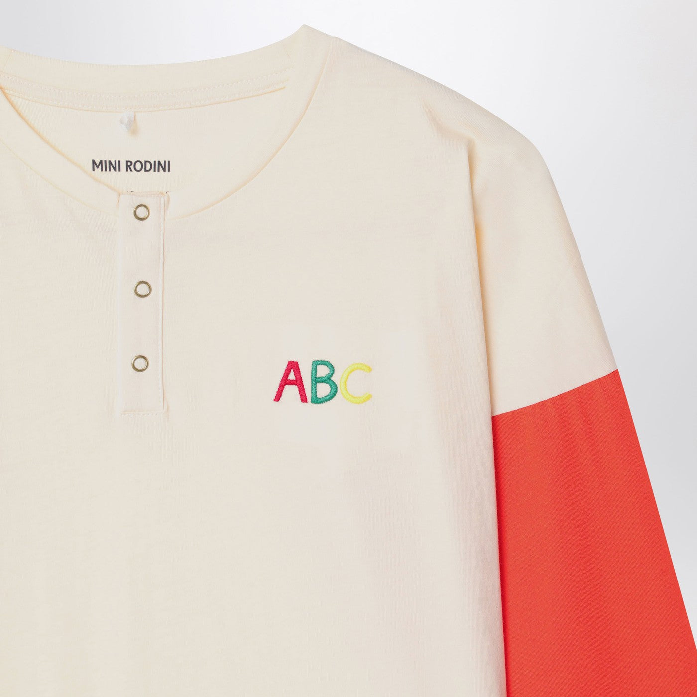T-shirt beige clair en coton biologique