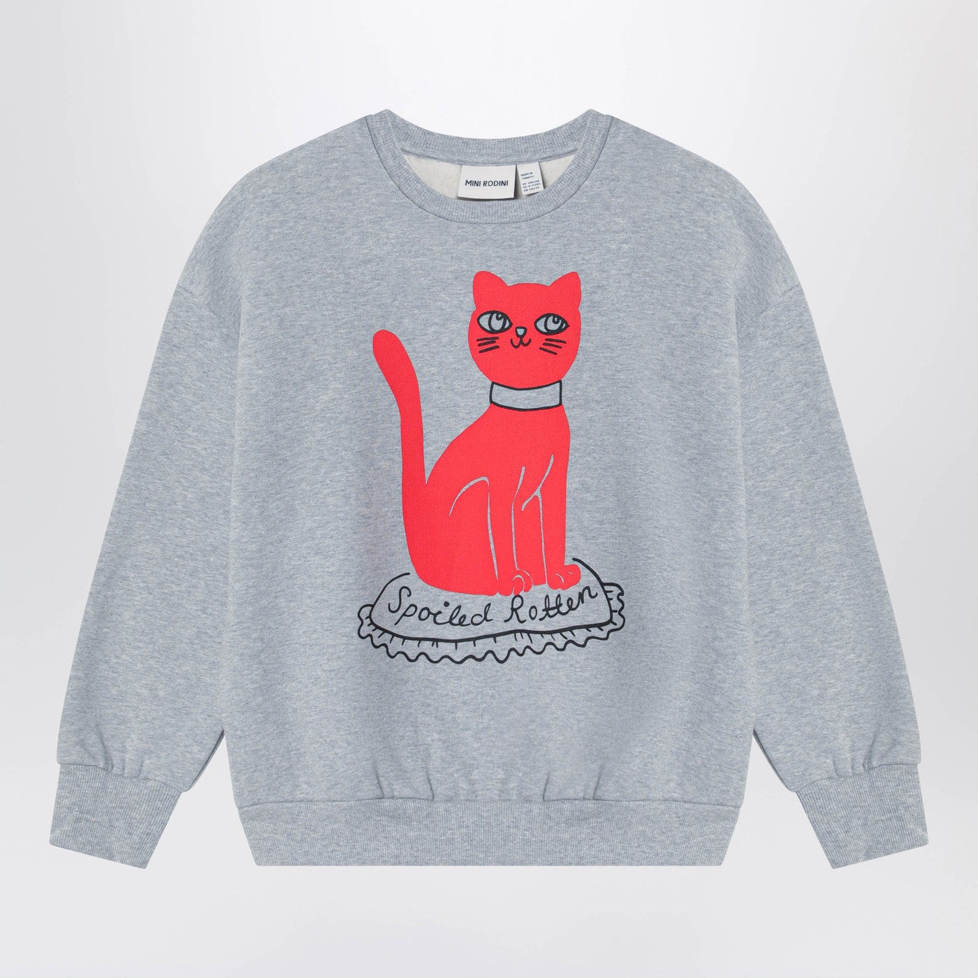 T-shirt gris en coton biologique