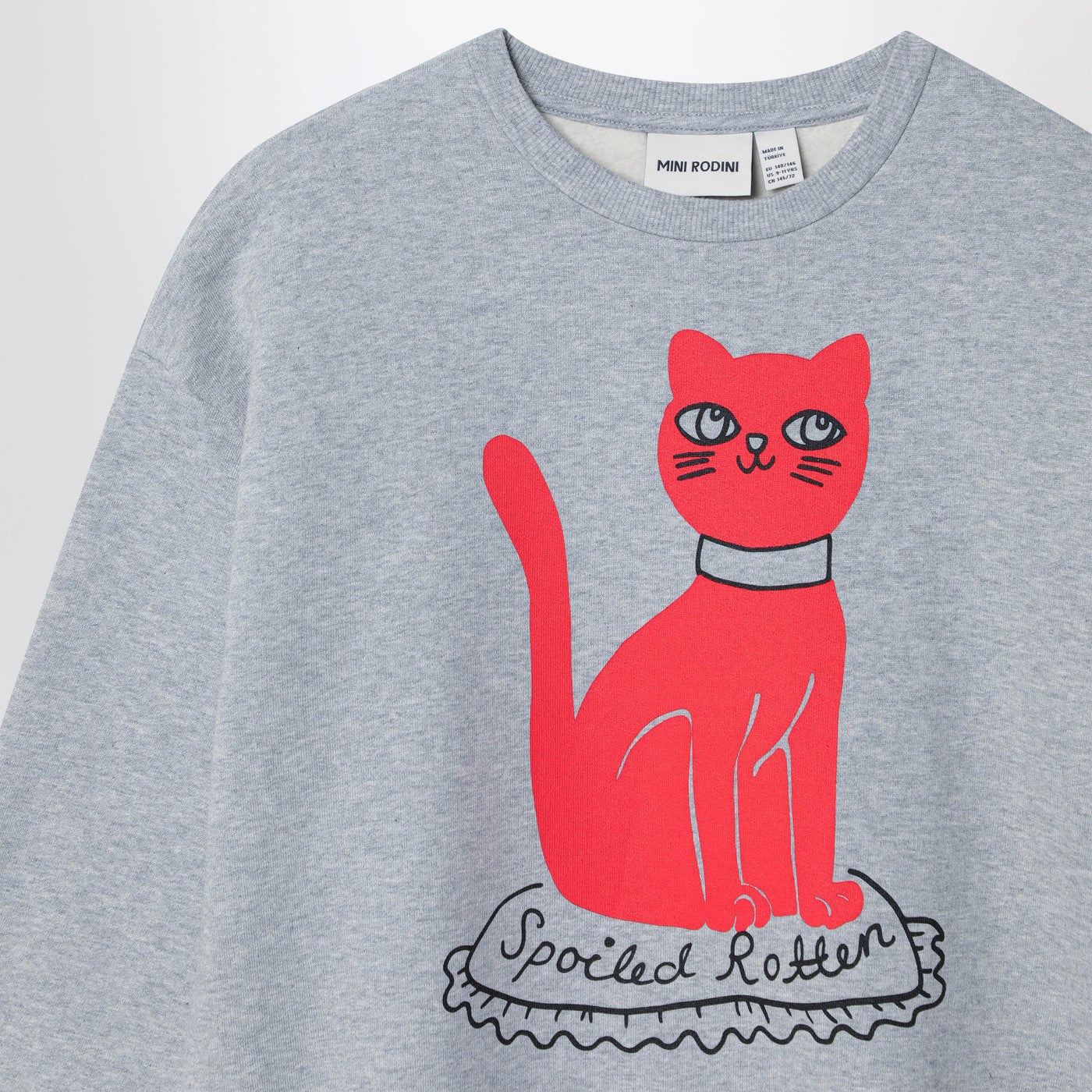 T-shirt gris en coton biologique