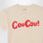 T-shirt beige clair en coton biologique