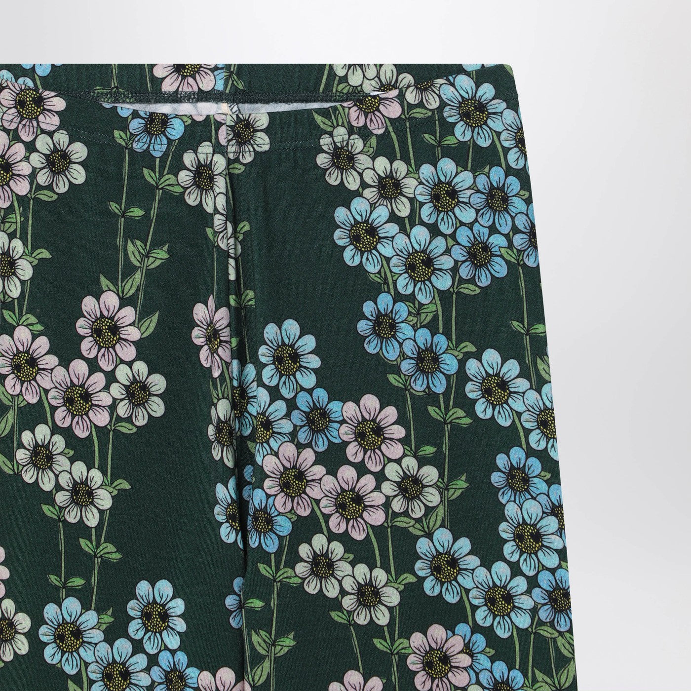 Leggings verdi in cotone organico