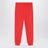 Red organic cotton jogging trousers