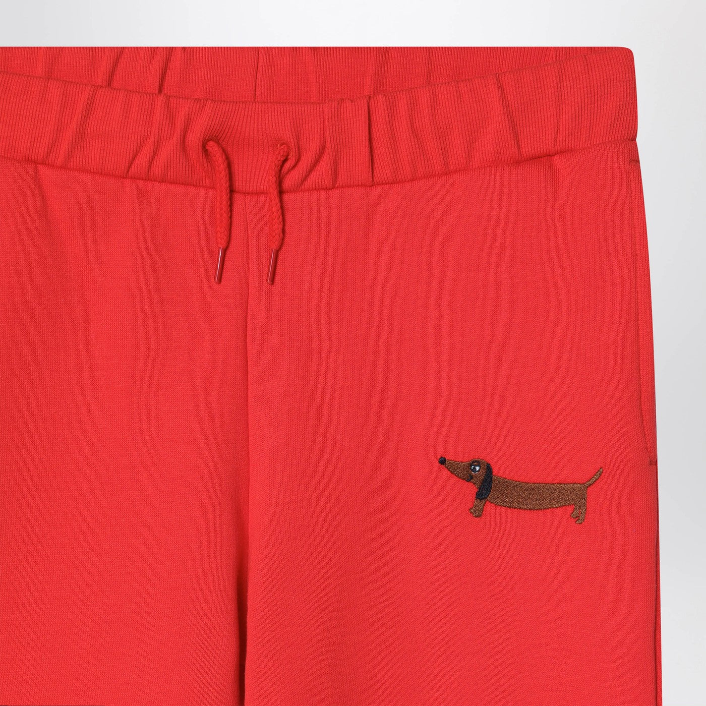Pantalon de jogging en coton biologique rouge