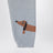 Pantalone jogging grigio in cotone organico