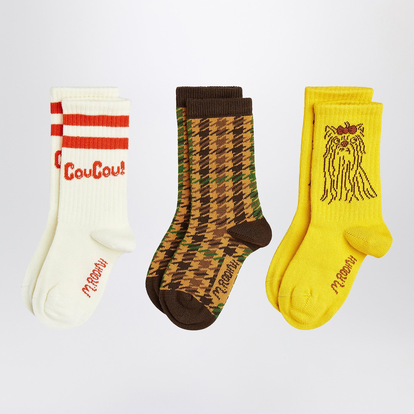 Ensemble de trois chaussettes en coton