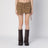 Minigonna cargo Fay color kaki