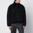 Piumino in lana e cashmere nero