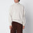 Pull col roulé en cachemire blanc