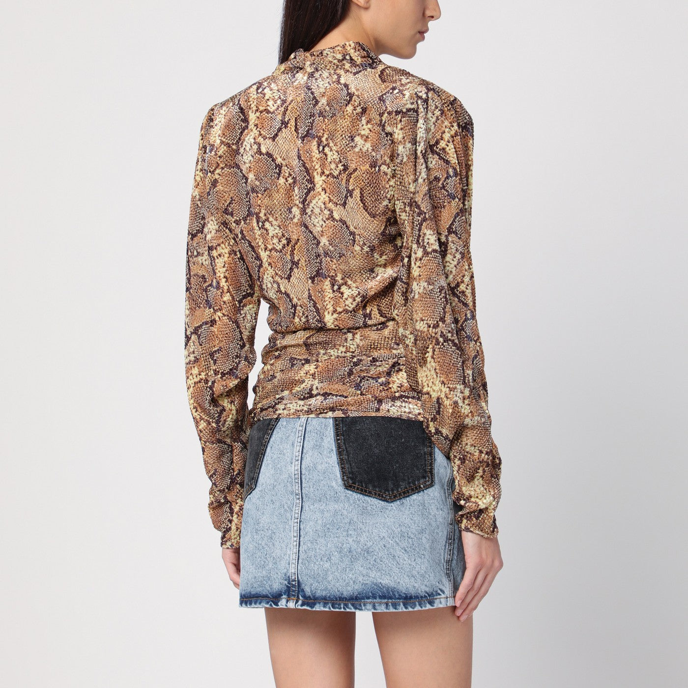 Blouse Marlin avec imprimé serpent