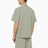 Schattengraues Hemd Pete aus Nylon und Baumwolle