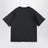 T-shirt en coton noir avec patch logo