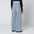Jeans bimateriale blu/grigio chiaro