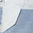 Jeans bimateriale blu/grigio chiaro