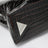La Passeggiata Medium Tasche aus kaffeefarbenem Leder mit Kroko-Prägung