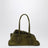 Borsa La Passeggiata Small verde kaki in suede