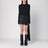 Mini abito nero con thermostrass