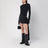 Mini abito nero con thermostrass