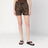 Zebra Shorts in khaki/brown nylon