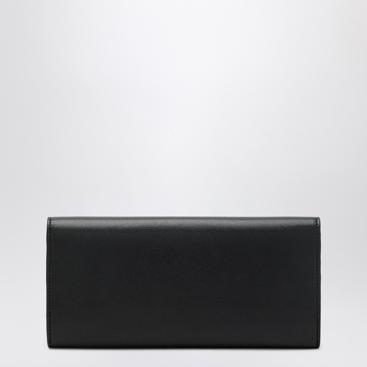 Portafoglio T-lock in pelle liscia nero