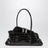 La Passeggiata Small bag in coffee crocodile-print leather