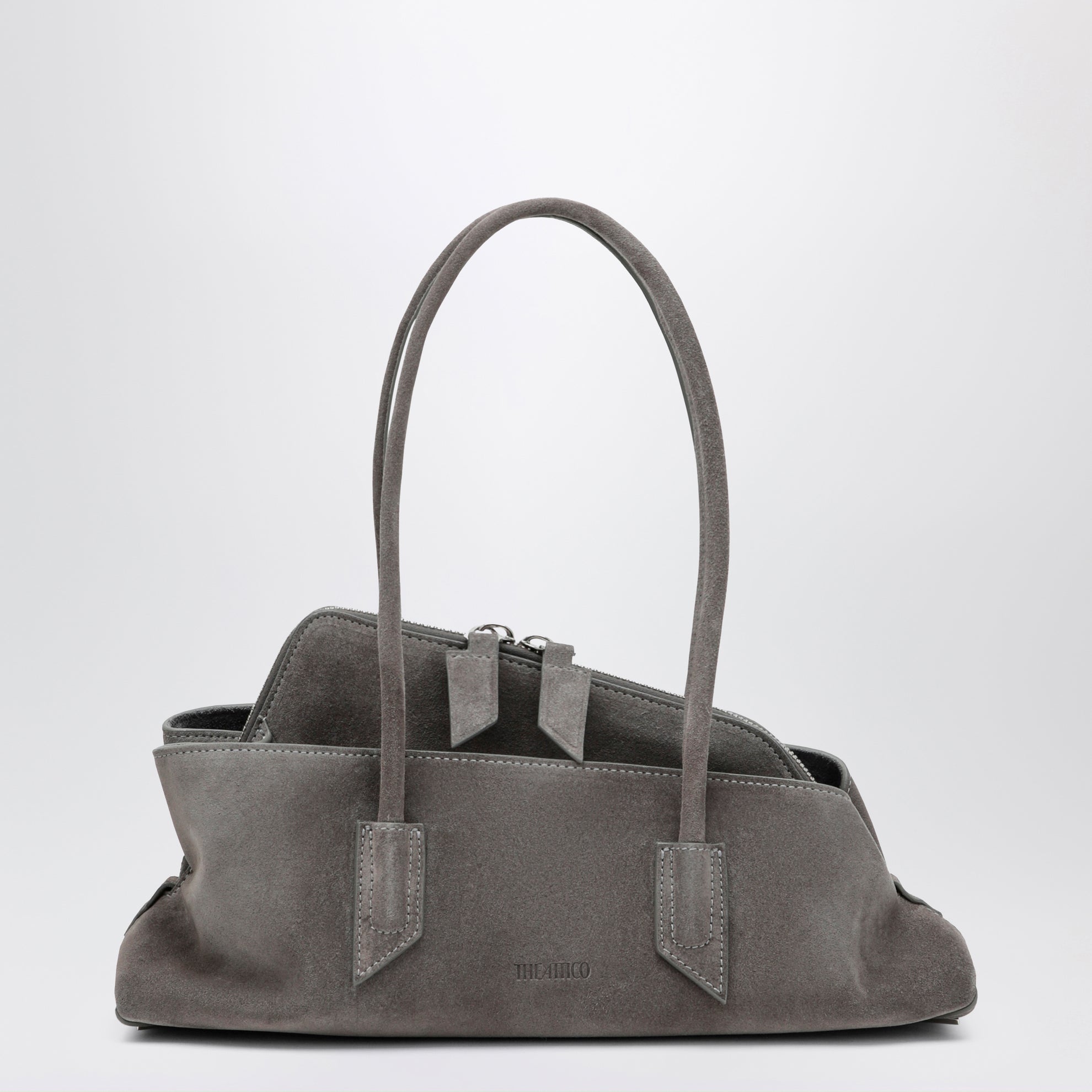 Sac La Passeggiata Small en daim gris