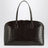 Sac cabas Garderob en cuir chocolat foncé