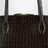 Sac cabas Garderob en cuir chocolat foncé