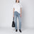 Washed-effect jeans in organic denim