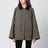 Oversize country jacket in khaki green