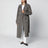 Trench doppiopetto taupe in misto cotone