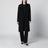 Garderob oversized wool coat in black