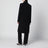 Garderob oversized wool coat in black
