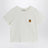 Weißes T-Shirt mit Marienkäferstickerei