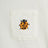 T-shirt blanc avec broderie coccinelle