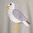 Sweat gris avec impression de mouette