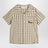 Beige Hemd mit Karomuster