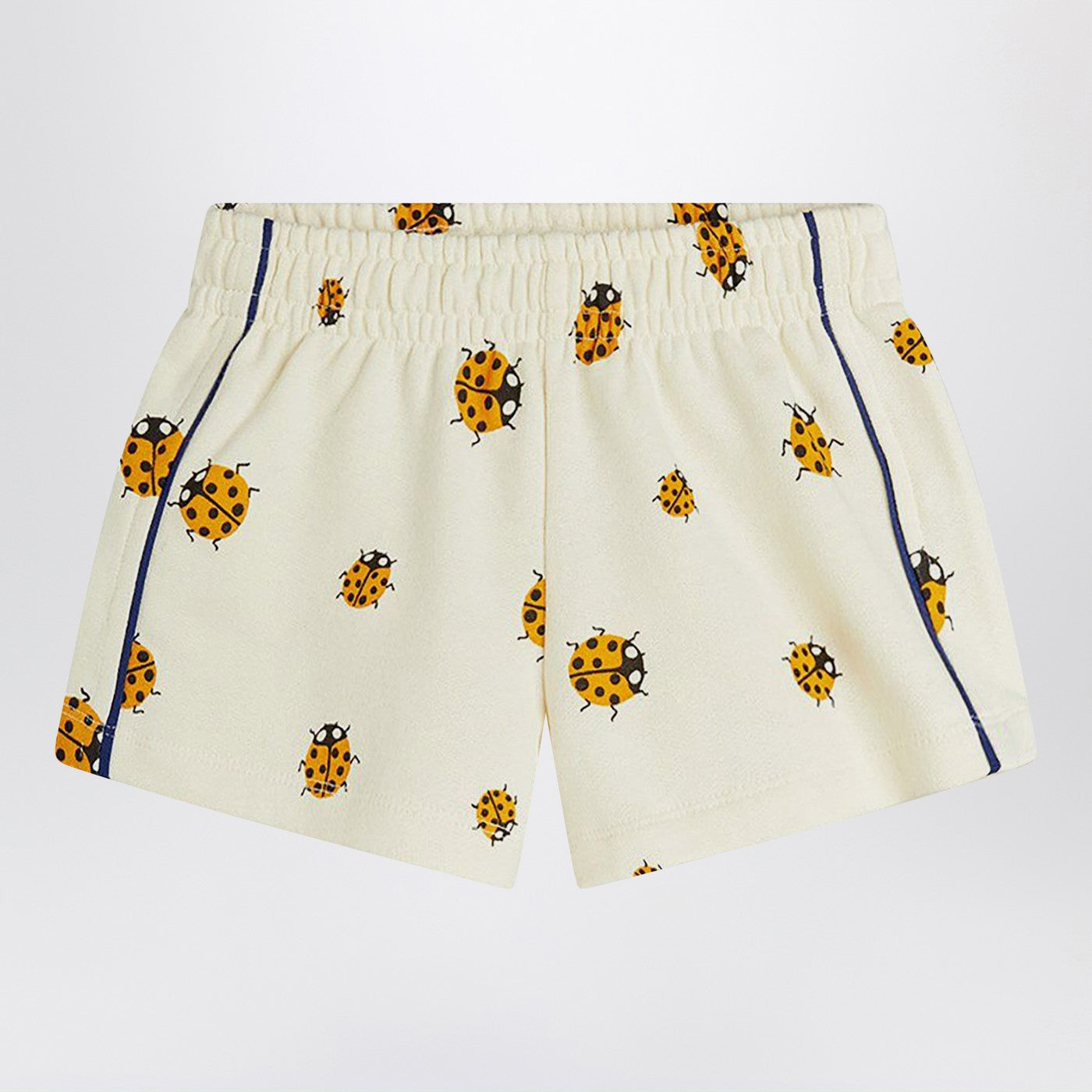 Shorts white with ladybugs